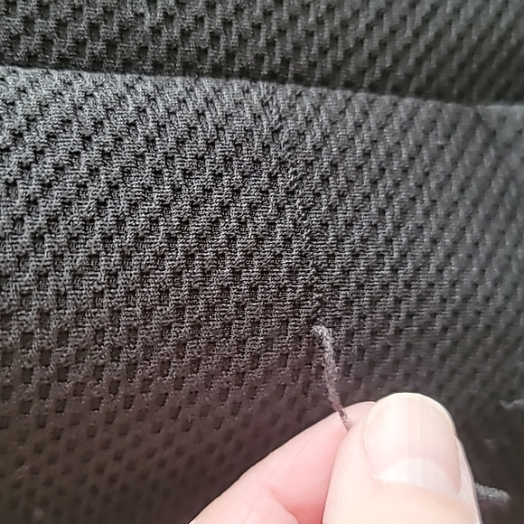 Maya Brook sheath dress, black and salmon pink, block pattern, sz 10 - Picture 5 of 12